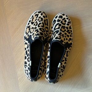 Keds x Kate Spade, leopard slip on